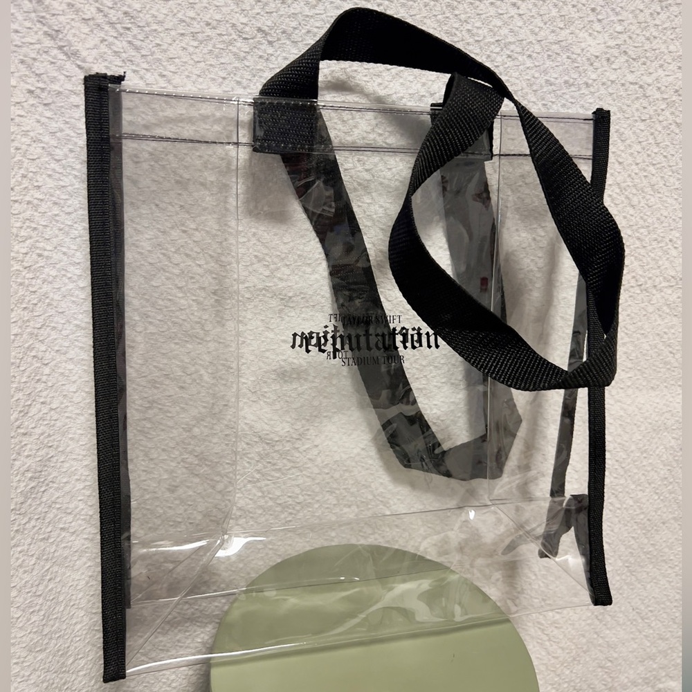 Taylor Swift Reputation Tour Clear Vinyl Tote Bag - Picture 3 of 7
